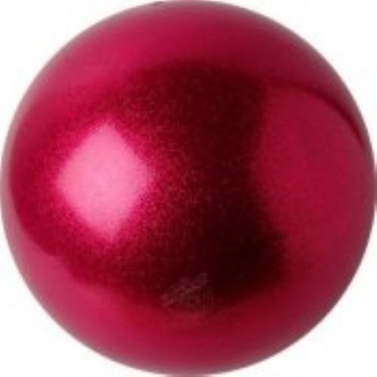 Gym ball PASTORELLI New Generation GLITTER HIGH VISION 18cm (02068.Glitter Raspberry)