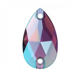 Swarovski DROP rhinestones Amethyst Shimmer 