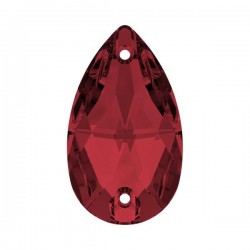 Swarovski DROP rhinestones Scarlet