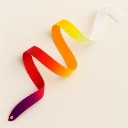 Painting the ribbons