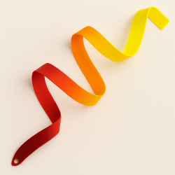 Chacott/Sasaki multicolor ribbon 5 or 6 m Baiba