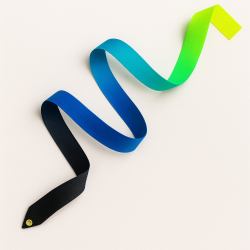 Chacott/Sasaki multicolor ribbon 5 or 6 m Agnese