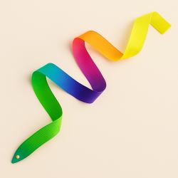 Chacott/Sasaki multicolor ribbon 5 or 6 m Alina