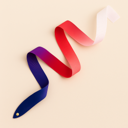 Chacott/Sasaki multicolor ribbon 5 or 6 m Alma