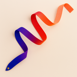 Chacott/Sasaki multicolor ribbon 5 or 6 m Ineta