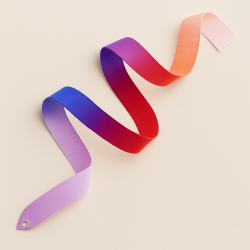 Chacott/Sasaki multicolor ribbon 5 or 6 m Amanda