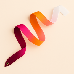 Chacott/Sasaki multicolor ribbon 5 or 6 m Nika